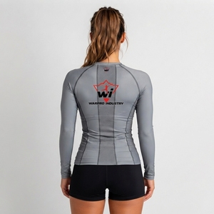 Women Rash Guard Performance <b>Compression</b> Top Lightweight Breathable Sports <b>Shirt</b> For Surfing Swimming And Fitness Training - Product Image 3