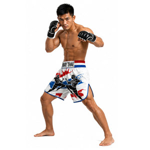 Shorts de Boxeo, Muay Thai y Kickboxing al Por Mayor, Casuales, de Tela Oxford Tejida, de Secado Rápido, Transpirables, Elásticos, Ligeros y Duraderos - Product Image 5