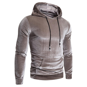 Top Trending Men's Lightweight <b>Velvet</b> Pullover <b>Hoodie</b> With Pockets Full Sleeve Street Wear Plain Winter <b>Velvet</b> Hooded - Product Image 1