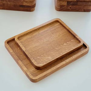 Customized 100% Acacia Wood SeTORAGE <b>Tray</b> <b>Handles</b> Eco-Friendly Antique Imitation Premium Quality Hotel Home - Product Image 1