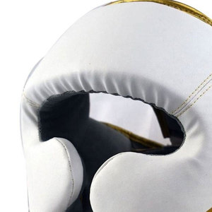 Protector de Cabeza de Cuero Ligero de Diseño Personalizado para MMA y Boxeo, Protector de Cabeza Ajustable para Boxeo - Product Image 6