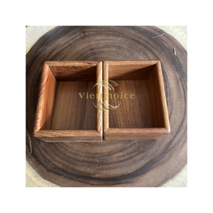 กล่องเก็บของไม้เอนกประสงค์ ผลิตในเวียดนาม Vietchoice เป็นมิตรกับสิ่งแวดล้อม ทำด้วยมือ - Product Image 5