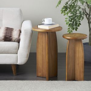 Taburete de Madera Moderno y Duradero, Hecho a Mano, Diseño Compacto para Sala de Estar, Dormitorio, Decoración del Hogar - Product Image 3