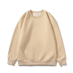 Sweat-shirt à col rond rouge pour homme, coupe classique, couleur unie, décontracté, manches longues, pull en tricot - Product Image 4