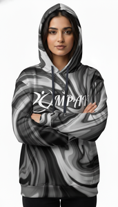 เสื้อฮู้ดดี้โอเวอร์ไซส์สไตล์คนเมือง พิมพ์ลายแบบซับลิเมชั่นเต็มตัว ออกแบบมาเพื่อเสื้อผ้าสตรีทแวร์สุดเทรนดี้ - Product Image 2