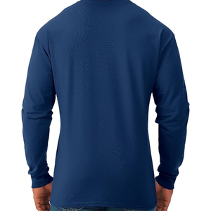 T-shirts à manches longues pour hommes en mélange de coton Dri-Power, anti-humidité, anti-odeurs, décontractés - Product Image 3