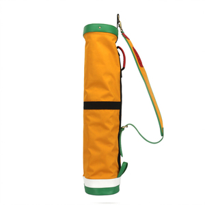 Sacs de golf en cuir PU grande capacité pour la vente en ligne – Dernier style, sacs de golf de luxe à bandoulière, couleur jaune, sacs pour clubs de golf - Product Image 2