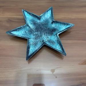 Modern Decorative Star-Shaped Aluminium <b>Storage</b> Tray for Living Room <b>Tabletop</b> Use - Product Image 3