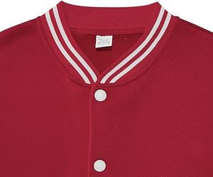 Veste d'hiver confortable pour homme, style Letterman, col montant, logo sur le devant, coupe-vent, respirante, séchage rapide, haute qualité, écologique - Product Image 2