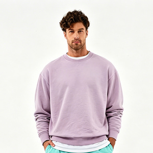 100% Polyester Custom OEM <b>Pullover</b> <b>Jumper</b> 1/4 Quarter Half Zip Crew Neck 350g Sweatshirt for Men 3D Embroidery Stylish Basics - Product Image 1