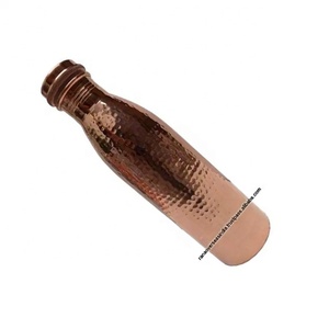 Botella de Cobre con Diseño Martillado, 1 Litro, para Beber Directo, Ecológica, con Tapa, para Hogar, Hotel, Oficina, al Mejor Precio - Product Image 2