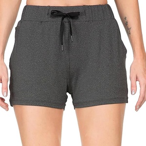 Women's Hot Colored Wash Stretch Quick Dry <b>Low</b> Waist Summer Streetwear Breathable Spandex/Cotton Gym Fitness Shorts - Product Image 2