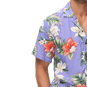 High Quality <b>Mens</b> Casual <b>Shirts</b> Fashion Personal Hawaiian Printing Short Sleeve <b>Shirt</b> <b>Beach</b> <b>Mens</b> Casual <b>Shirts</b> - Product Image 3