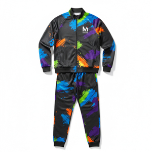 Chándal de Fútbol Sublimado con Estampado Personalizado, Transpirable, con Cierre Completo, Unisex, Corte Regular, Ecológico, Ligero, para Correr - Product Image 1