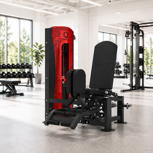 Máquina de prensa de piernas ajustable QLI FITNESS EQUIPMENT, pila de pesas de 160 kg, equipo de gimnasio comercial de acero, caja de madera ecológica - Product Image 2