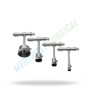 Juego de 4 Trepanos Horsley, Instrumento Quirúrgico Veterinario, Herramienta de Trepanación Ósea para Cirugía de Animales de Granja - Product Image 3