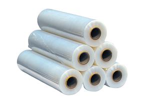 핸드 스트레치 필름 습기 방지 소프트 포장 필름 투명 종이 수축 랩 배송 투명 플라스틱 산업 내구성 Lldpe - Product Image 2