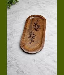 Handcrafted Wooden Jewelry Tray Elegant Organizer for Rings Earrings Bracelets Accessories - Product Image 6
