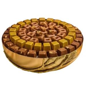 Bol à chocolat moderne en métal, bol de service en acier inoxydable pour bonbons, fruits secs, en-cas - Product Image 5