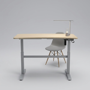 Modern Convertible <b>Compact</b> Intelligent Standing Commercial Steel <b>Desk</b> Wood Top Custom Adjustable Height Single Motor 1 Year - Product Image 4