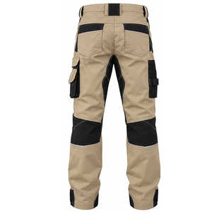 Pantalons de travail en gros pour hommes – Pantalons utilitaires pratiques avec poches porte-outils pour atelier, entrepôt, usine – Uniformes personnalisés en vrac - Product Image 3