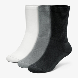 Calcetines de Hombre de Algodón y Poliéster, Tejidos, de Color Sólido, Transpirables, para Uso Diario Informal, Juego de 5 Pares en Caja, con Logotipo Personalizado - Product Image 5