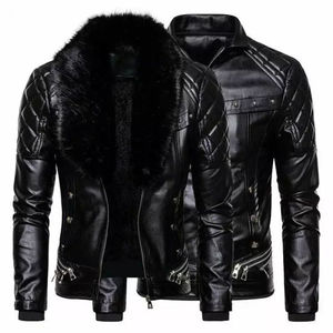Genuine Leather <b>Jacket</b> Black Biker Motorbike Casual Latest Design Men's Sheepskin Bike <b>Jacket</b> in Whole Sale Rate OEM Breathable - Product Image 1