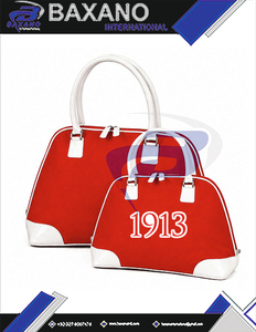 Delta | Sigma | Theta Sorority Women's Canvas Zipper Handbag with Greek Letters Custom Logo Design Laptop Storage for Daily - Product Image 5