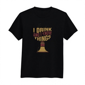 Men's Black <b>T</b>-<b>Shirt</b> With Dripping <b>Face</b> Print Short Sleeve Casual Jersey O-Neck Regular Fit Front Logo Design - Product Image 5