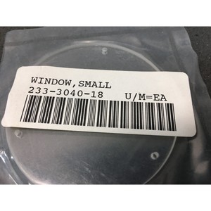 AMAT 0200-09024 WINDOW, SMALL, ETCH, 233-3040-18 - อุปกรณ์และชิ้นส่วนเซมิคอนดักเตอร์ระดับโลกที่เชื่อถือได้ - Product Image 1