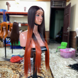 Smooth <b>Human</b> Hair <b>wigs</b> Glueless Bone Straight texture <b>wig</b> Vietnamese raw hair lace front <b>wig</b> Customized - Product Image 2