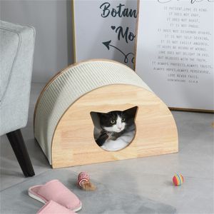 Cuccia per animali con torre per gatti e scale - Product Image 6