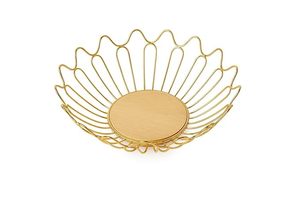 Cesta de Almacenamiento Metálica Contemporánea con Asas, Organizador de Estantes Resistente para el Hogar - Product Image 6