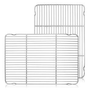 Stainless Steel <b>Baking</b> Sheet with <b>Rack</b> 15.35 x 11.5 Cookie Sheet Pan Tray with Cooling <b>Rack</b> Nonstick Roasting Pan <b>Baking</b> Pan f - Product Image 2