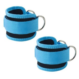Sangles de cheville ajustables, respirantes et antidérapantes pour la musculation et les exercices des fessiers, en néoprène souple, couleurs personnalisables - Product Image 4