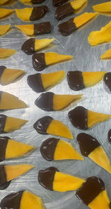 Mango Deshidratado Bañado en Chocolate Matcha, Snack de Mango Suave, Fruta Natural Recubierta de Chocolate Negro, Mango Deshidratado en Bolsa Zip del Fabricante - Product Image 2