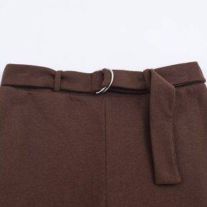 2026 New Arrival <b>Men</b> Leather Pant Customized Premium Quality Straight Lightweight High Waist Casual for Sale - Product Image 3