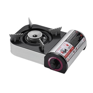 Mini Estufa de Tarjeta Portátil para Exteriores, Estufa de Gas para Picnic, Estufa Magnética de Tarjeta con Cilindro de Gas, Estufa para Camping, Preparación de Té y Barbacoa - Product Image 1