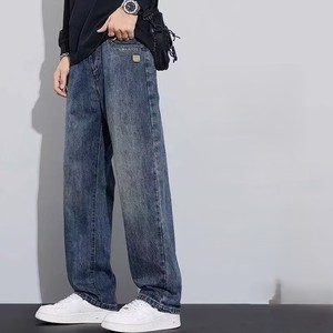 Pantalones de Pierna Recta de Lona OEM para Hombre, Talla Grande, Transpirables, Ecológicos, de Peso Medio, Estilo Americano, Casuales, Otoño Invierno 2025 - Product Image 5