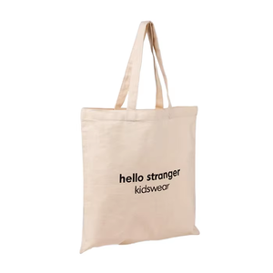 Supermarket Gift Tote <b>Bag</b> High Quality <b>Waterproof</b> Cotton Canvas Custom Logo Foldable Reusable Bulk <b>Drawstring</b> Closure Medium - Product Image 1