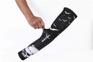 Mangas de Ciclismo de Secado Rápido con Estampado Digital, Protección UV, Compresión, Transpirables, Personalizables por Sublimación, Cubre Brazos Deportivos OEM ODM - Product Image 2