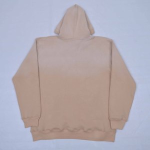 Sweat-shirts à capuche pour hommes, en molleton de coton de qualité supérieure, avec logo personnalisé, impression sérigraphique sur le devant et manches longues. - Product Image 2