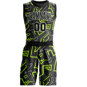 Innovative Basketball Uniform Custom Printed Jersey Shorts Set Lightweight Moisture Control <b>Athletic</b> Teamwear OEM - Product Image 2