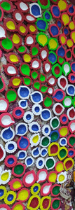 Lámpara de Aceite Diya de Arcilla Hecha a Mano, Forma Redonda, Ecológica, Portátil, Marca GLOBAL para Actividades Religiosas, Diseño Multicolor - Product Image 6