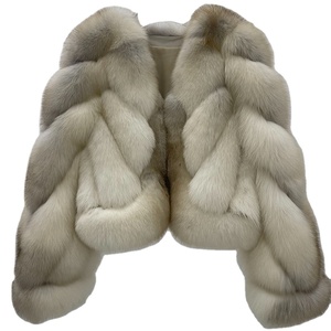 Manteau en fausse fourrure de vison pour femme, vêtement d'extérieur d'hiver de luxe, manches moelleuses et chaudes, élégant, mode moderne - Product Image 1