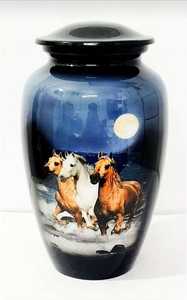 Modern Handmade Metal Adult Cremation Urn for Human Ashes | Customizable Capacity Funeral <b>Memorial</b> Tabletop <b>Vase</b> Wholesale - Product Image 6