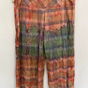 Pantalones casuales de algodón para mujer, estilo recto, venta al por mayor, pantalones de verano hasta el tobillo - Product Image 1