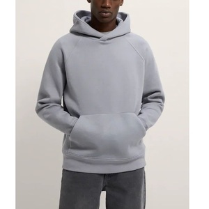 Heavyweight Cotton Men's Hooded Sweatshirts <b>Wreath</b> Puff Printing Label High Quality Custom Logo Hoodies - Product Image 1