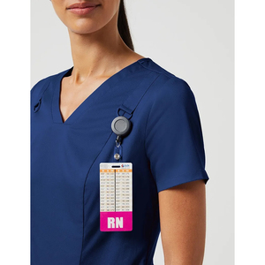 2026 New Design <b>Body</b> Fit Flexible Polyester Spandex Rayon Medium Staff Uniforms Nursing Wear <b>Scrubs</b> Cheap Price Healthcare Set - Product Image 5