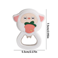 Ouvre-bouteille magnétique premium à faible MOQ, aimant de réfrigérateur mignon couleur personnalisée, gadget de cuisine, cadeau promotionnel, approvisionnement en gros